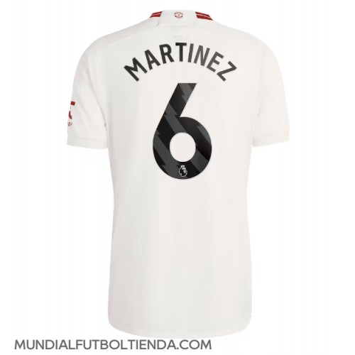 Camiseta Manchester United Lisandro Martinez #6 Tercera Equipación Replica 2023-24 mangas cortas